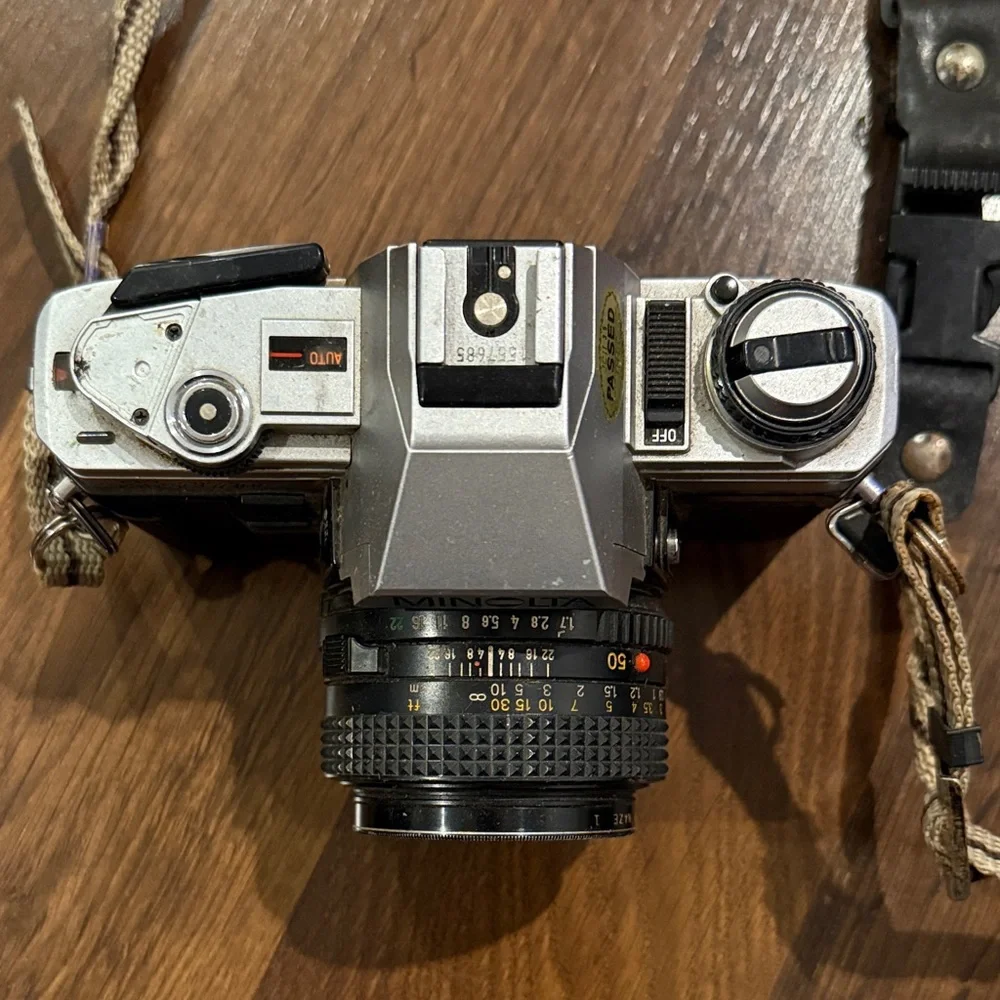 VINTAGE Minolta Camera with Accessories Bundle